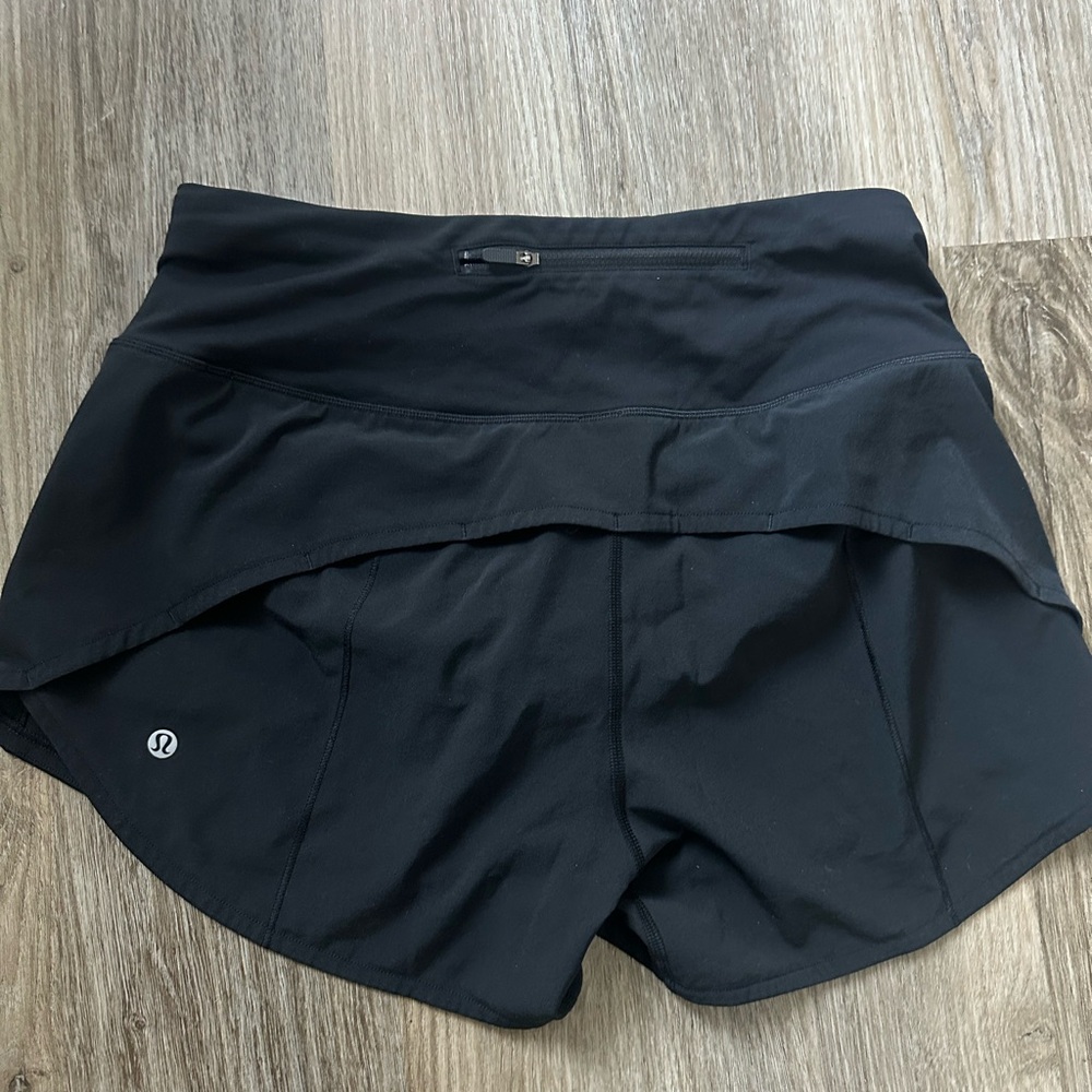 lululemon athletica Women's Black Athletic Shorts